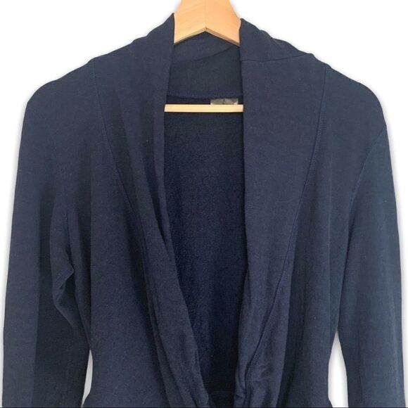 Karma Navy Wrap Polar Fleece Sweatshirt - Picture 2 of 6